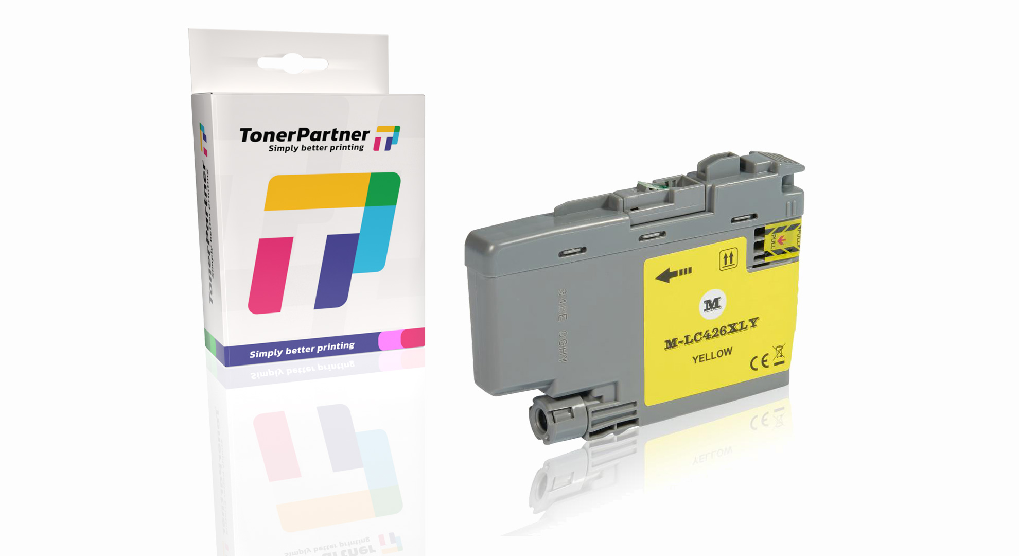 Kompatibel zu Brother LC-426XLY Tintenpatrone, gelb
