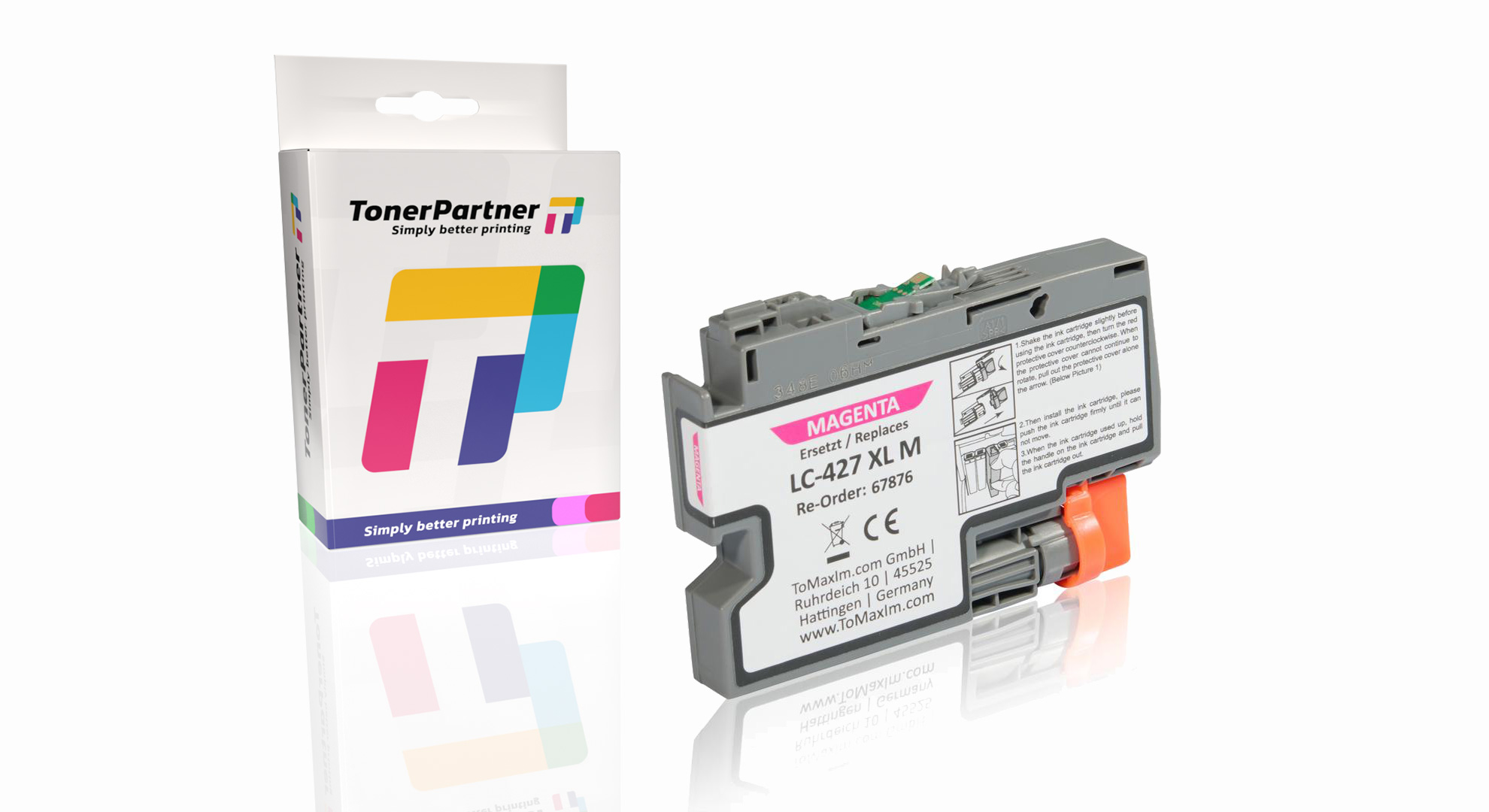 Kompatibel zu Brother LC-427XLM Tintenpatrone, magenta