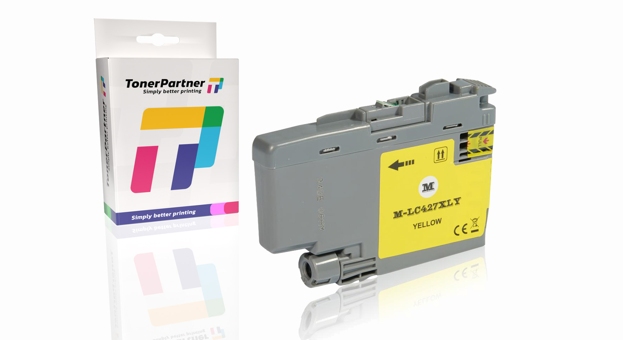 Kompatibel zu Brother LC-427XLY Tintenpatrone, gelb