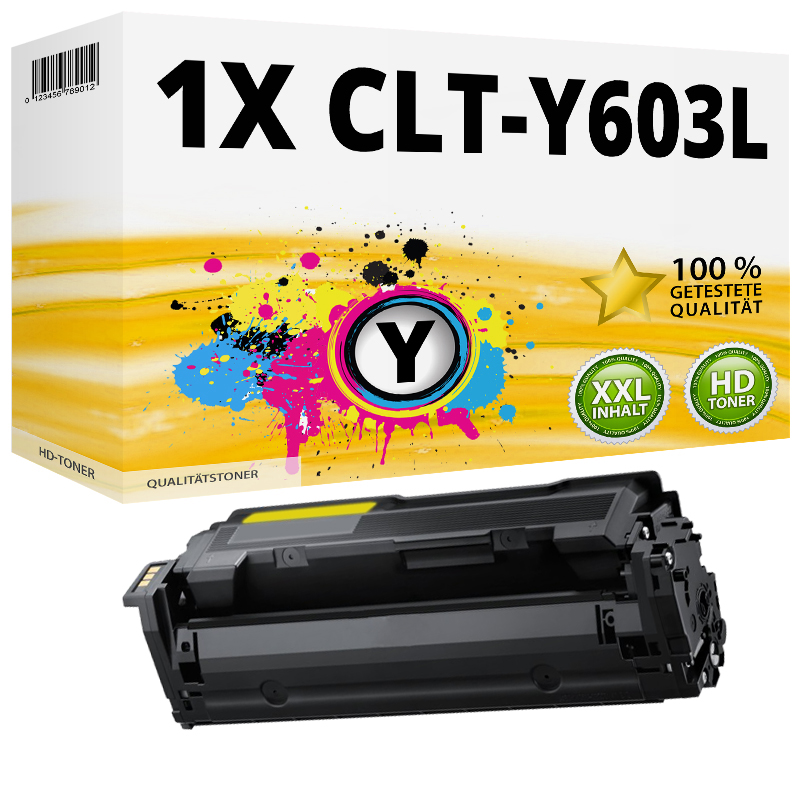 Kompatibel zu Samsung / HP CLT-Y603L/ELS / Y603L Tonerkartusche, gelb