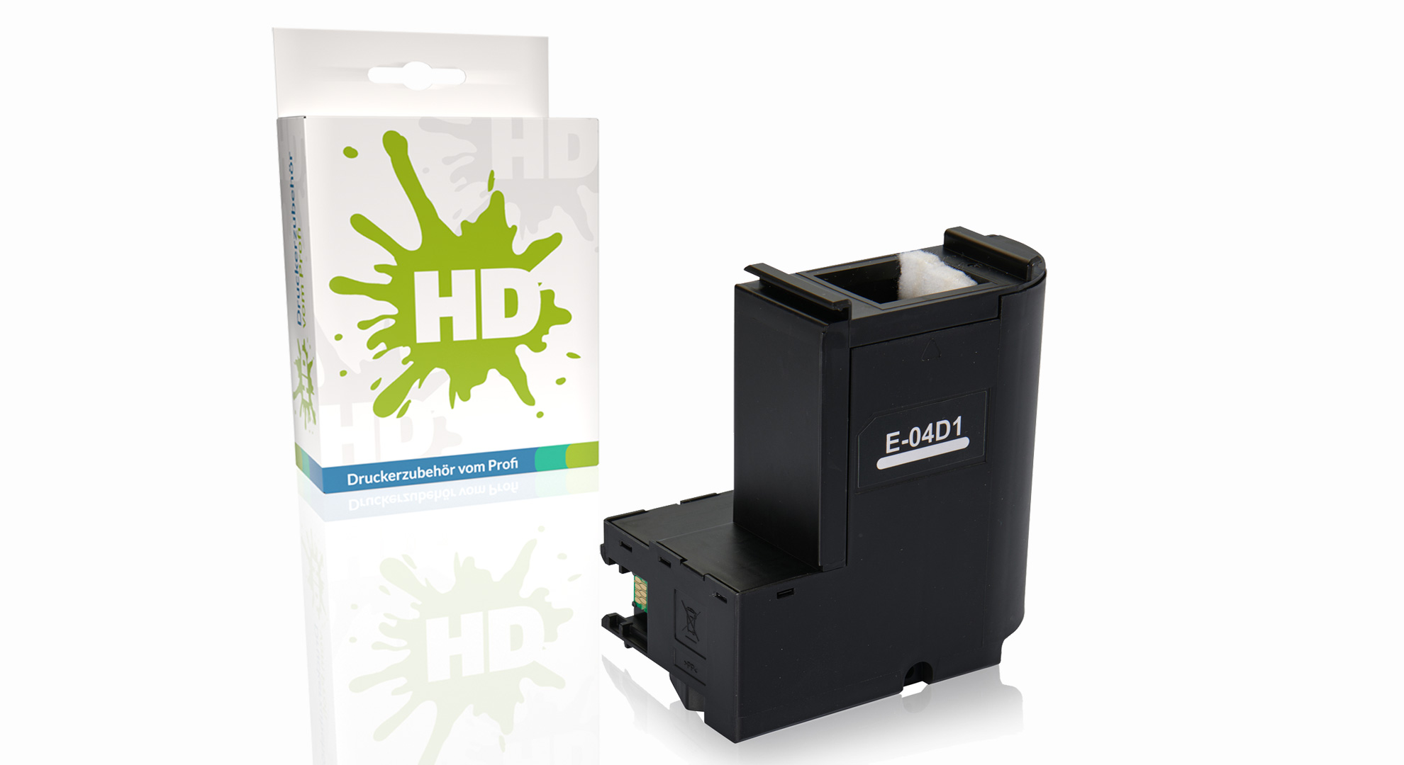 Kompatibel zu Epson C13T04D100 Resttintenbehälter / Wartungsbox, farblos