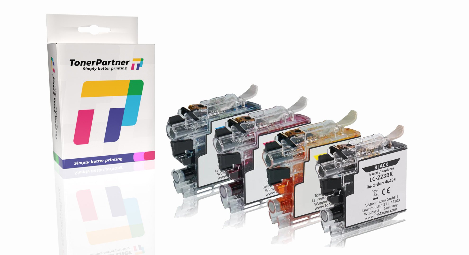 Multipack kompatibel zu Brother LC223VALBP enthält 4x Tintenpatrone