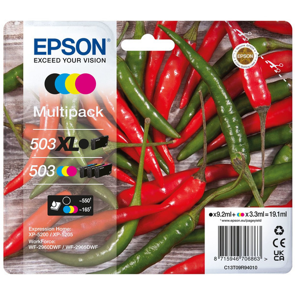Original Epson C13T09R94010 / 503XL503 Tintenpatrone Multipack