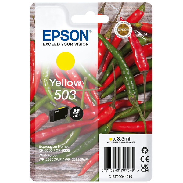 Original Epson 503 (C13T09Q44020) Tintenpatrone gelb