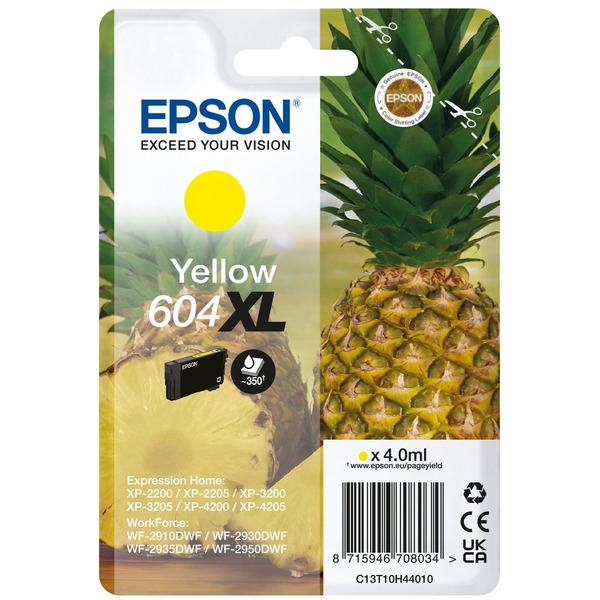 Original Epson 604XL (C13T10H44010) Tintenpatrone gelb