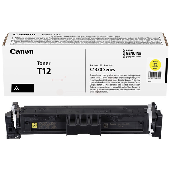 Original Canon T12 (5095C006) Toner gelb