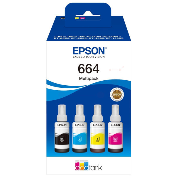 Original Epson 664 (C13T66464A) Tintenpatrone Multipack