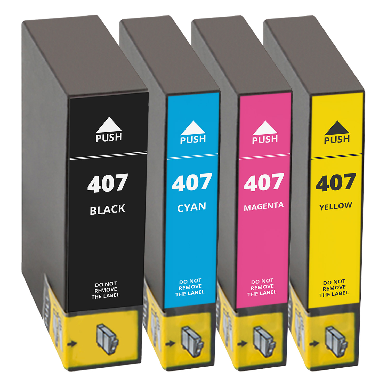 Multipack kompatibel zu Epson C13T 07U140 / 407 enthält 4x Tintenpatrone