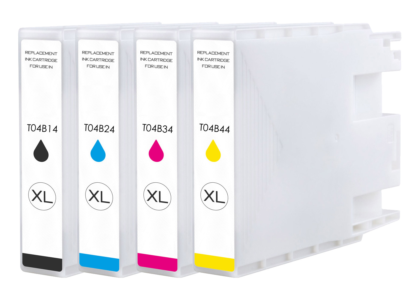 Multipack kompatibel zu Epson C13T04B140 enthält 4x Tintenpatrone