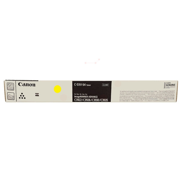 Original Canon 5756C002 / CEXV64 Toner gelb