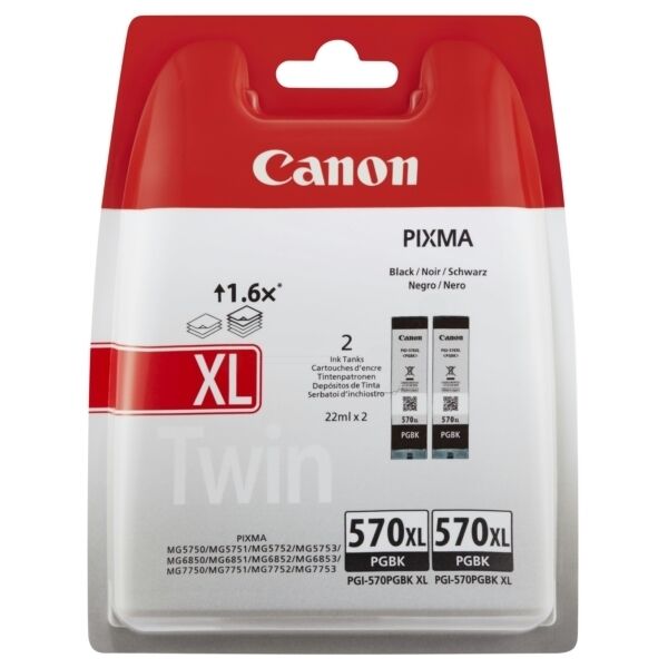 Original Canon PGI570PGBKXL (0318C010) Tintenpatrone Pigment schwarz