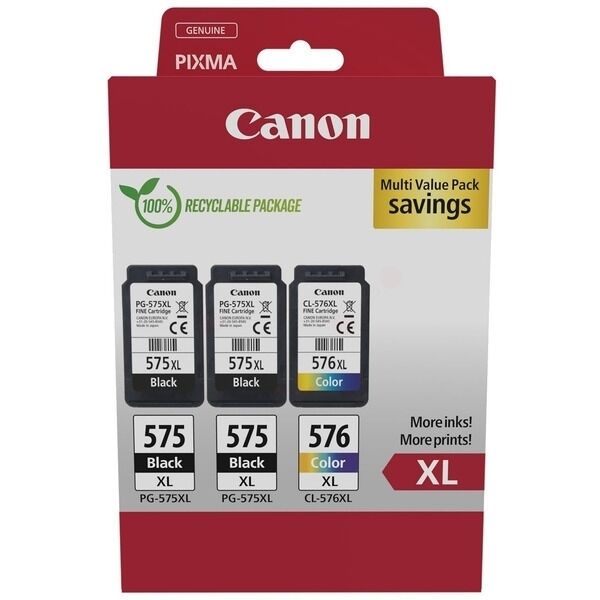 Original Canon 5437C004 / PG575XL+CL576XL Druckkopfpatrone Multipack