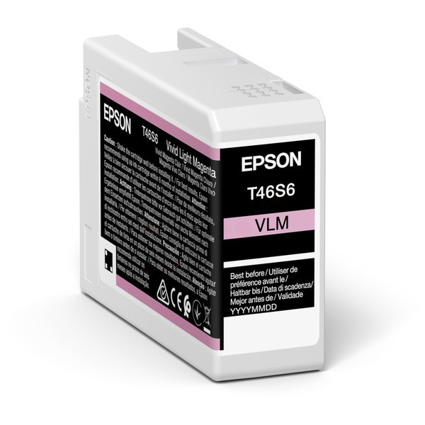 Original Epson C13T46S60N / T46S6 Tintenpatrone magenta hell
