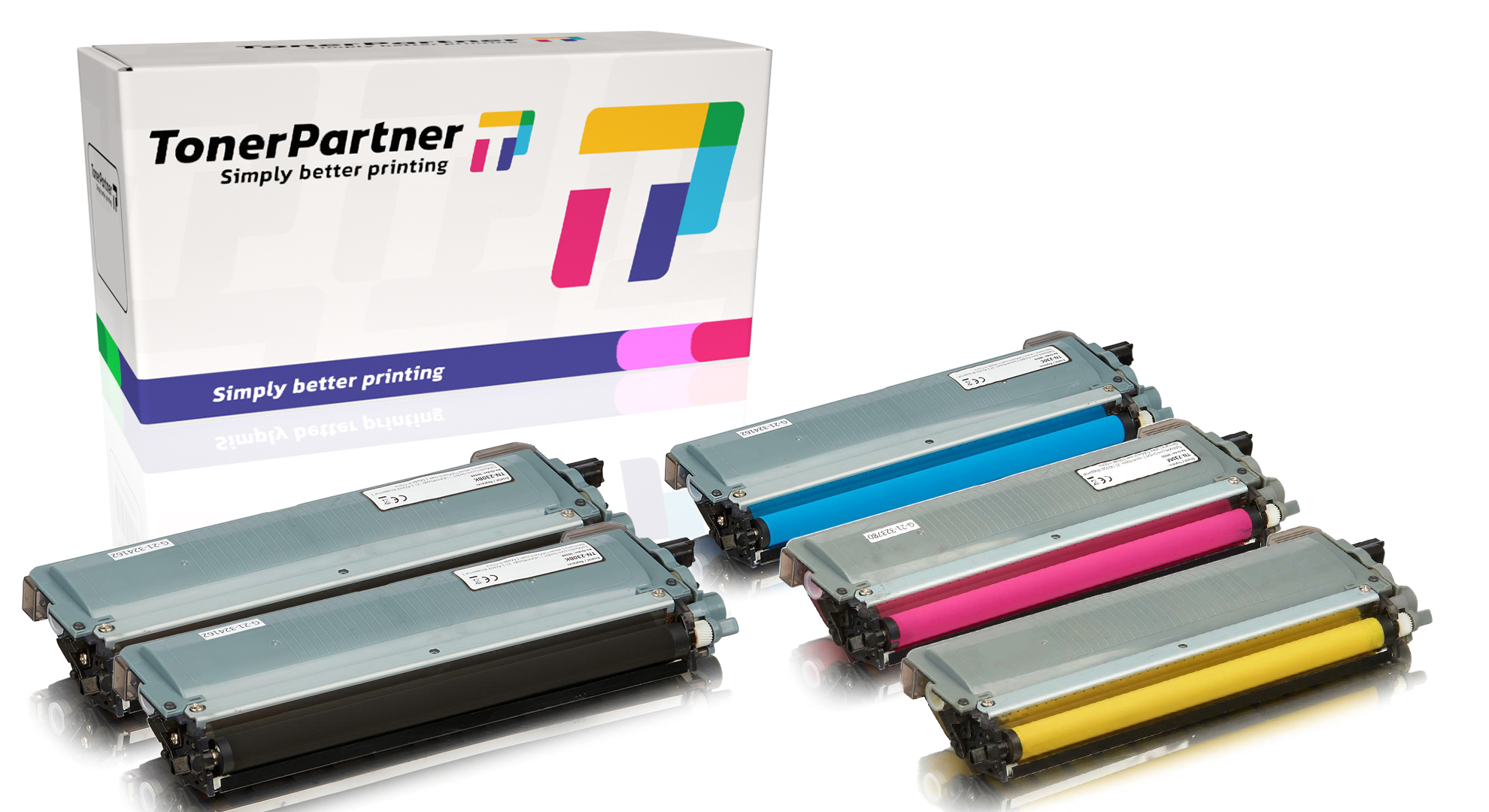 Multipack kompatibel zu Brother TN-230 enthält 5x Tonerkartusche