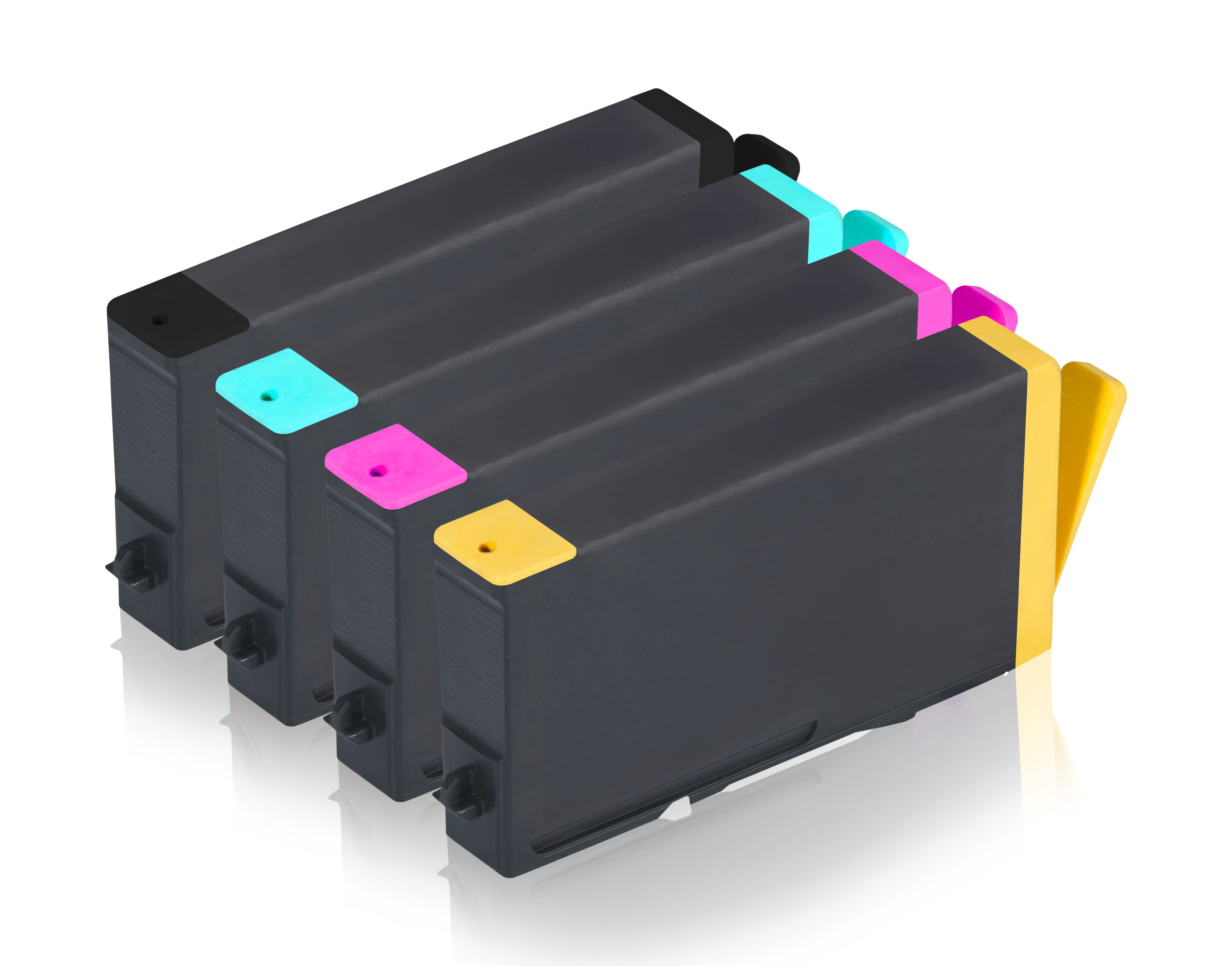 Multipack kompatibel zu Epson C13T580x00 / T5801 enthält 4x Tintenpatrone