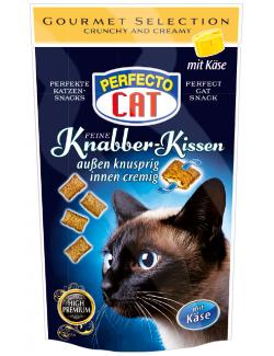 Perfecto Cat Feine Knabber Kissen mit Käse
