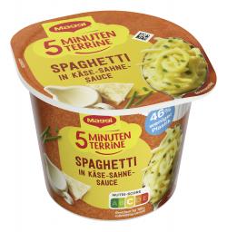 Maggi 5 Minuten Terrine Spaghetti in Käse-Sahne-Sauce