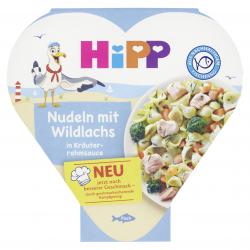Hipp Kinder-Teller Nudeln mit Wildlachs in Kräuterrahmsauce