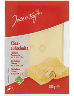 Jeden Tag Käse-Aufschnitt