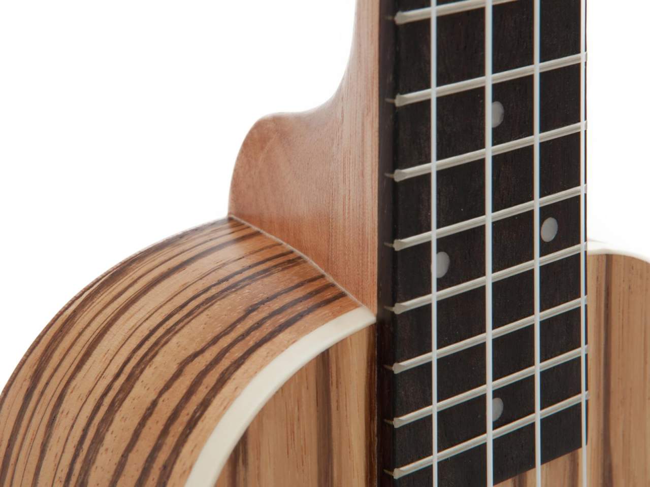 DIMAVERY UK-400 Ukulele Sopran 'Zebrawood'