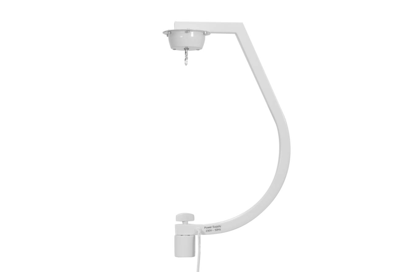 EUROLITE Stativhalterung mit Motor f?r Spiegelkugeln bis zu 30cm ws