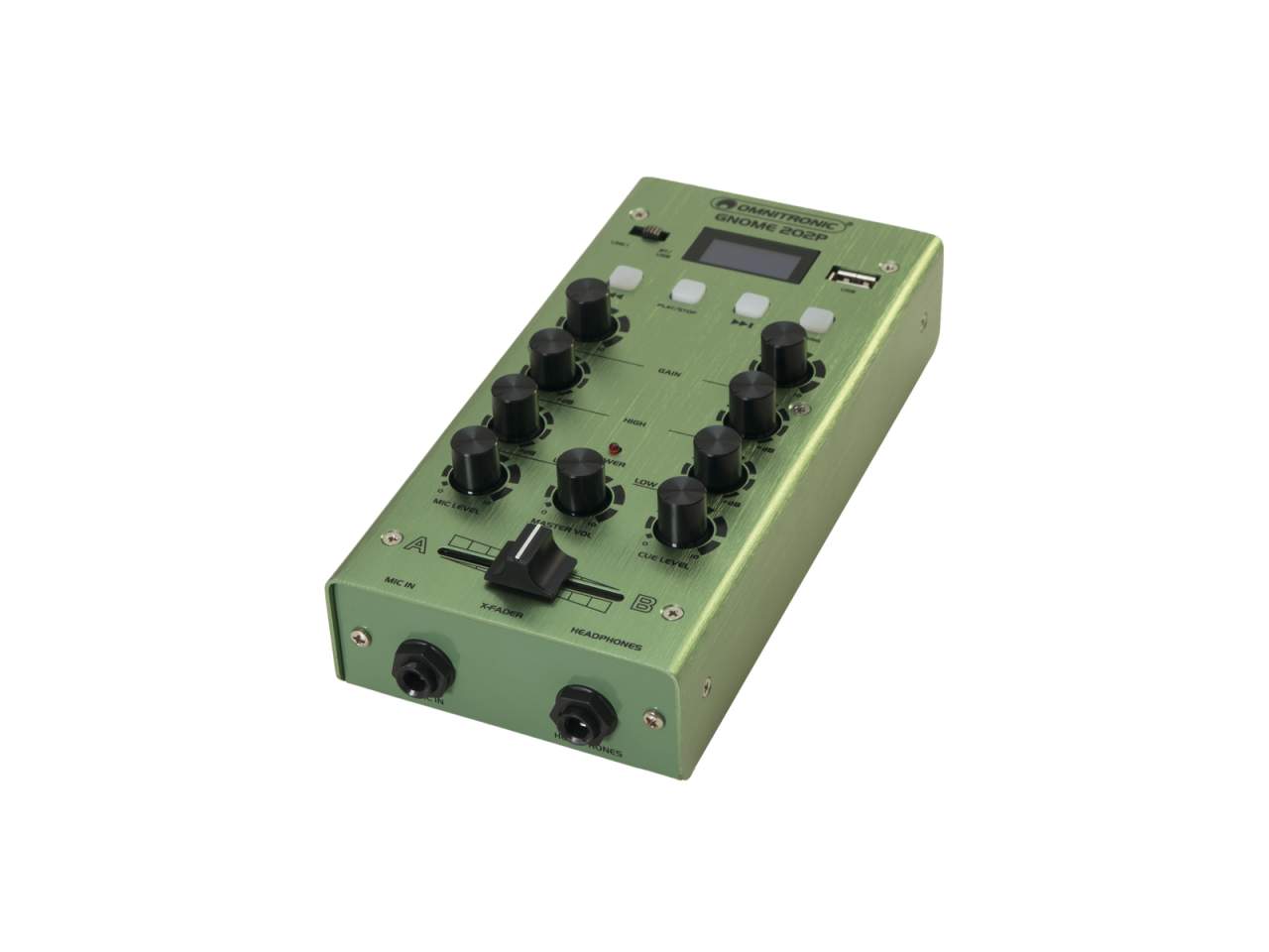OMNITRONIC GNOME-202P Mini-Mixer gr?n