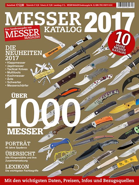 Messer Katalog 2017. Eine Sonderausgabe von MESSER MAGAZIN - Hans Joachim Wieland [Taschenbuch]