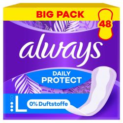 Always Daily Protect Long ohne Duft Slipeinlagen