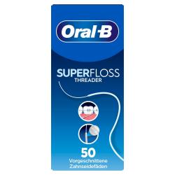 Oral-B Super-Floss Threader Zahnseide 50 Fäden