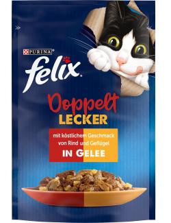 Felix Doppelt lecker in Gelee Rind & Geflügel
