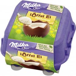 Milka Löffel Ei Milchcrème