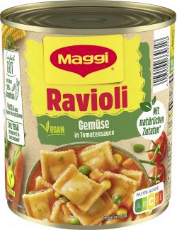 Maggi Gemüse Ravioli ohne Fleisch vegan