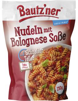 Bautz'ner Schneller Teller Nudeln mit Bolognesesoße