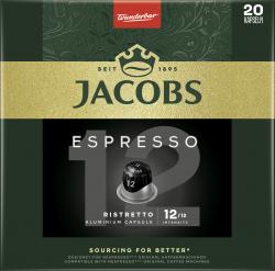 Jacobs Kapseln Espresso Ristretto 20 Kapseln