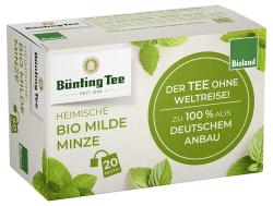 Bünting Tee Bioland Tee ohne Weltreise Milde Minze