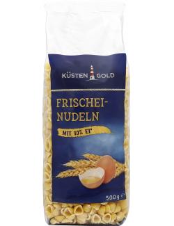 Küstengold Frischei-Nudeln Muscheln