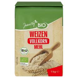 Jeden Tag Bio Weizen Vollkorn Mehl
