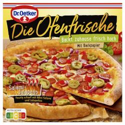 Dr. Oetker Die Ofenfrische Pizza Salami-Jalapeno