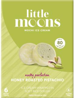 Little Moons Mochi Ice Cream mit Honig geröstetes Pistazieneis