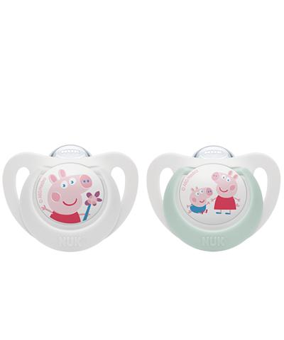 NUK Peppa Pig Star Silikon-Schnuller 0-6 Monate