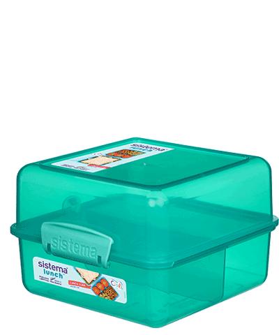 Sistema Lunchbox mit Fächern Lunch Cube 1400ml