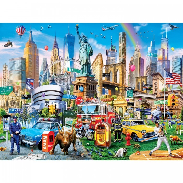 Master Pieces - XXL Teile - Medley - Big Apple - EZ Grip - 300 Teile