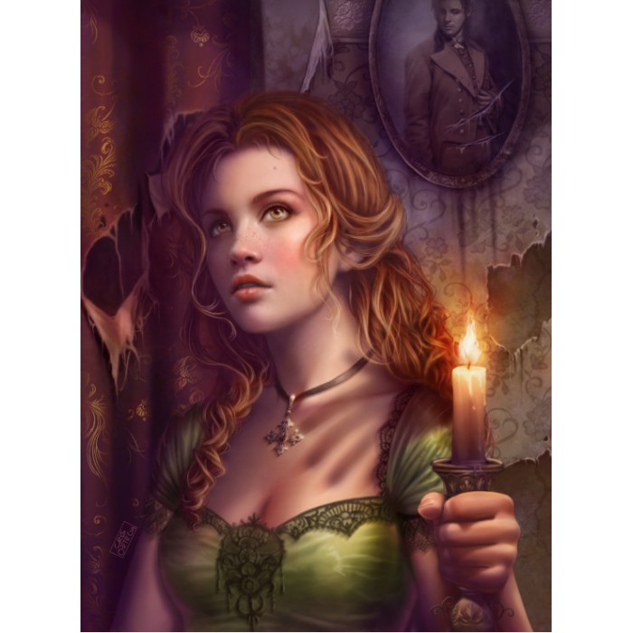 Grafika - By the Light of a Candle - 2000 Teile