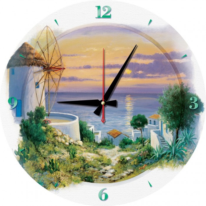 Art Puzzle - Puzzle-Uhr - Abends in der Ägäis - 570 Teile