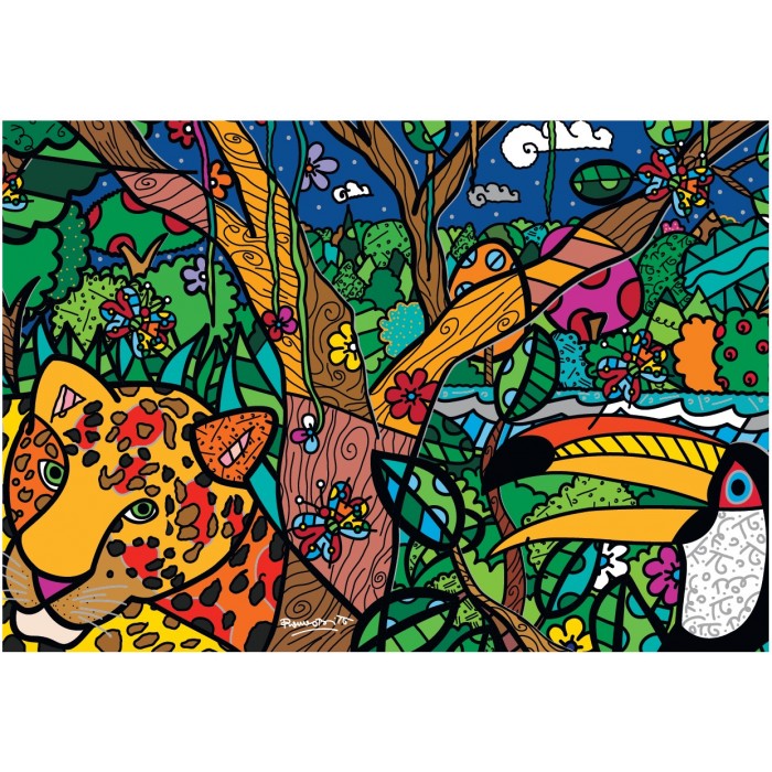 Bluebird Puzzle - Romero Britto - Amazon - 1000 Teile