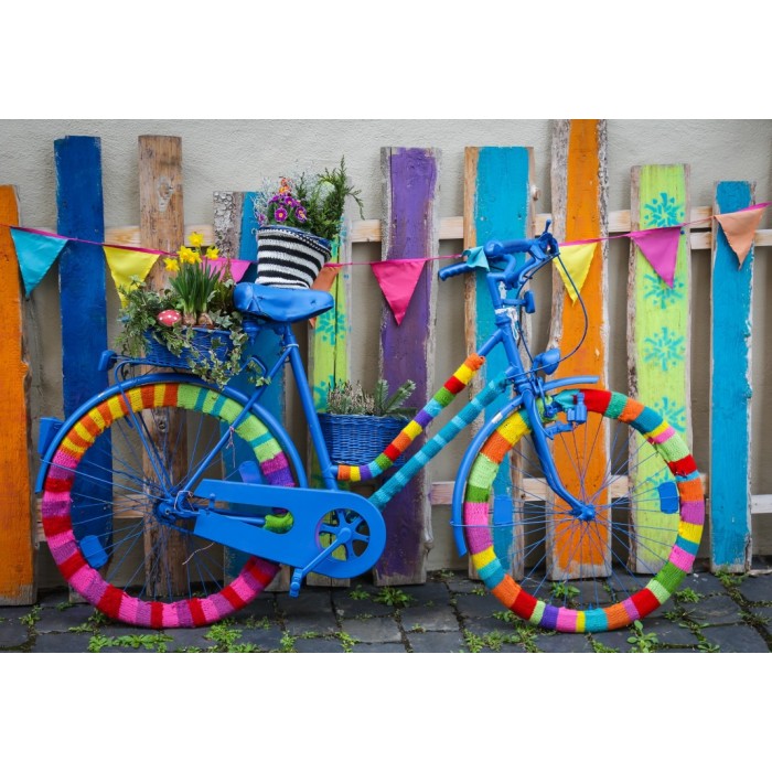 Bluebird Puzzle - My Beautiful Colorful Bike - 1000 Teile