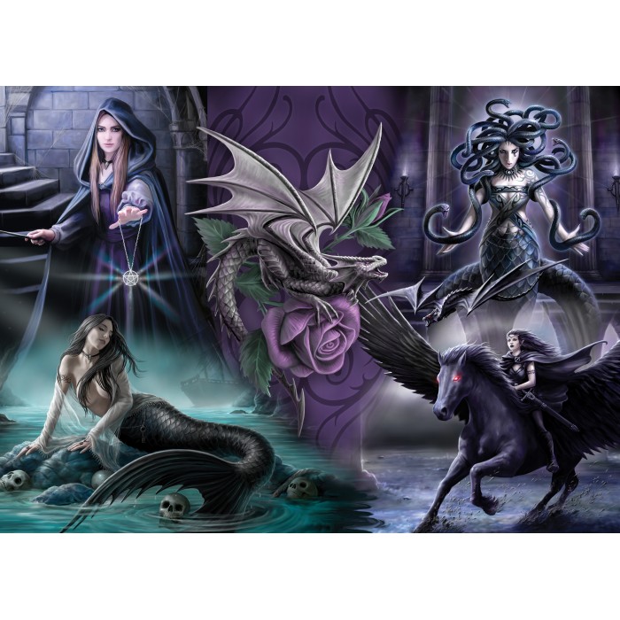 Bluebird Puzzle - Anne Stokes - Gothic Dreams - 1000 Teile