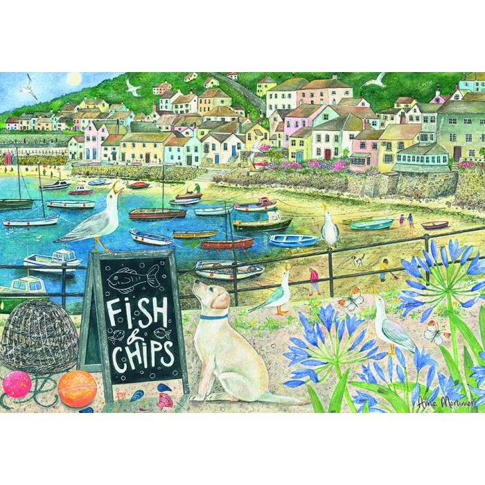 Otter House Puzzle - Fish'N'Chips - 1000 Teile