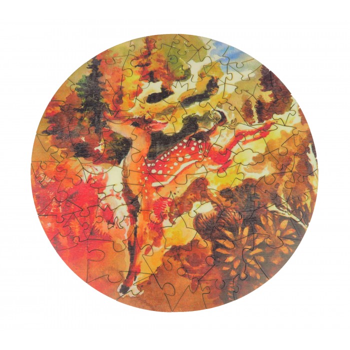 The Wild Puzzle - Wooden Puzzle - Friend of the Forest - 90 Teile