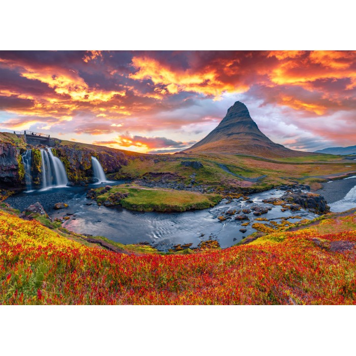 Alipson Puzzle - Kirkjufellsfoss-Wasserfall - Island - 500 Teile